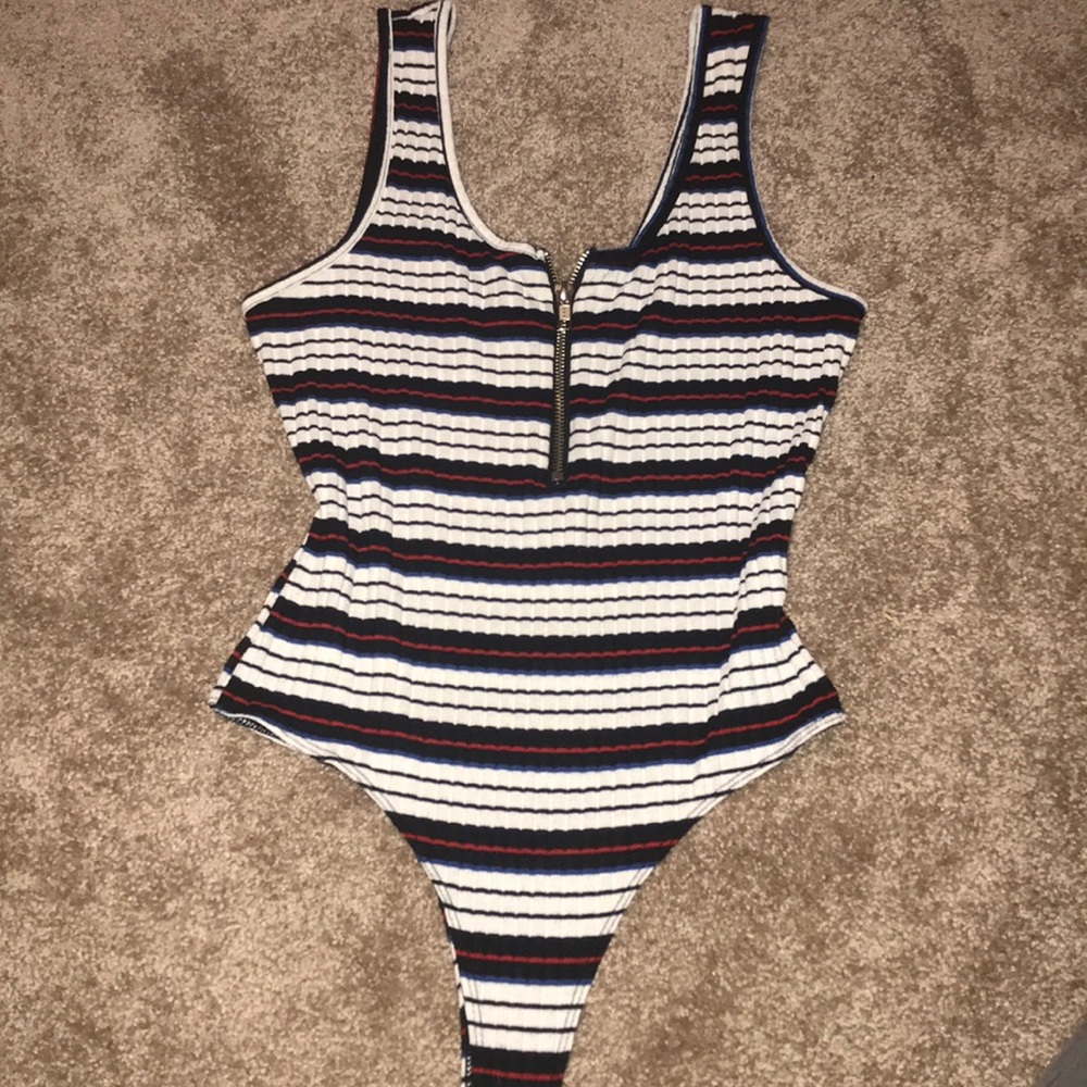 Red White and Blue Body suit